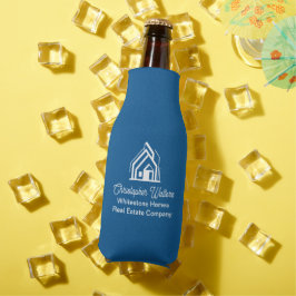 Chic Blue Real Estate Company Customized Realtor ボトルクーラー