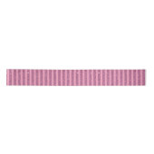 Chic Blush Pink Glitter Style Vertical Stripes サテンリボン (正面)