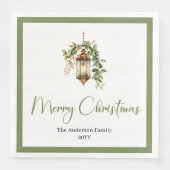 Chic Bohemian Christmas Lantern Rustic Dinner   (正面)