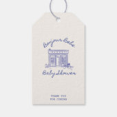 Chic Bonjour bebe baby shower ギフトタグ (裏面)