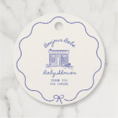 Chic Bonjour bebe baby shower フェイバータグ (裏面)