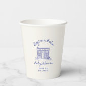 Chic Bonjour bebe baby shower 紙コップ (裏面)