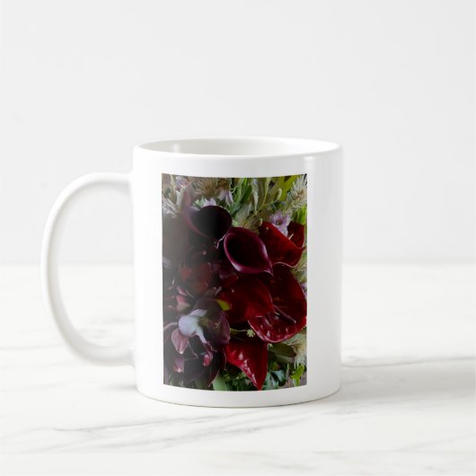Chic Botanical Flower Mug コーヒーマグカップ (左)