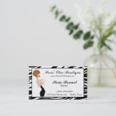 Chic Boutique Business Cards 名刺 (スタンド正面)