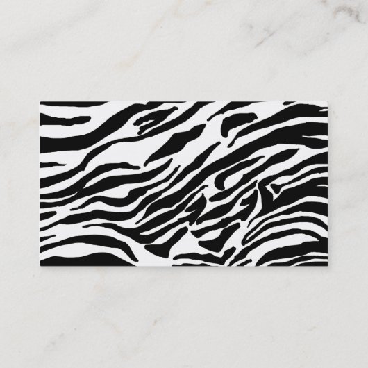 Chic Boutique Business Cards 名刺 (裏面)