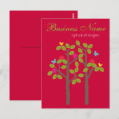 Chic Boutique Red Post Card ポストカード (正面/裏面)