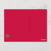 Chic Boutique Red Post Card ポストカード (裏面)