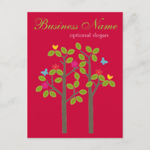 Chic Boutique Red Post Card ポストカード