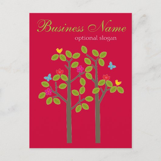 Chic Boutique Red Post Card ポストカード (正面)