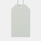 Chic Bow Watercolor Bridal Shower Thank You ギフトタグ (裏面)