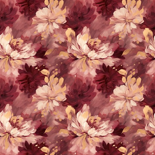 Chic Burgundy Blush Gold Wedding Cloth Napkins