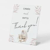 Chic Cards and Gifts Thank You Sign Baby Shower 台座サイン (正面)