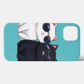 Chic Cat Duo Case-Mate iPhoneケース (裏面 (横))