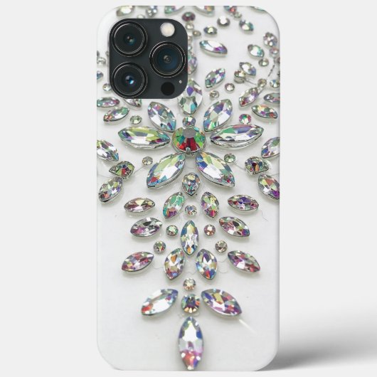  Chic Cell Phone Case with Modern Glitter Effect  Case-Mate iPhoneケース (裏面)