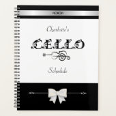 Chic Cello Student Schedule Organizer プランナー手帳 (正面)