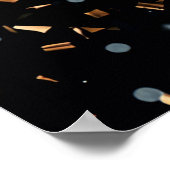 Chic Champagne and Clocks New Year's Eve Party ポスター (角)