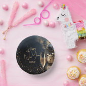 Chic Champagne Time Happy New Year ペーパーボウル (パーティー)