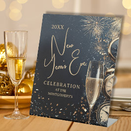 Chic Champagne Time New Year's Eve Party 台座サイン