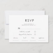 Chic Chandelier Watercolor Wedding RSVP Card (正面)