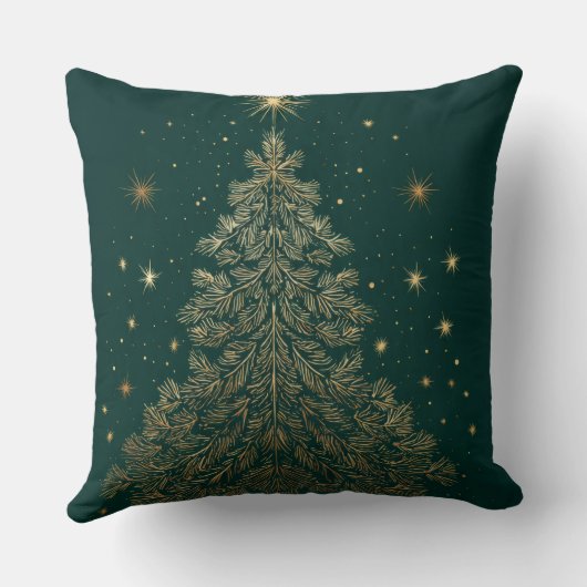 “Chic Christmas Brilliance” クッション (裏面)