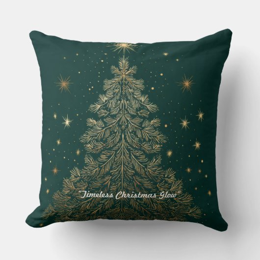 “Chic Christmas Brilliance” クッション (正面)