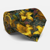 Chic Christmas Gift For Husband Lilies ネクタイ (ロール)