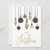 Chic Christmas Tree Ornaments シーズンカード (正面)