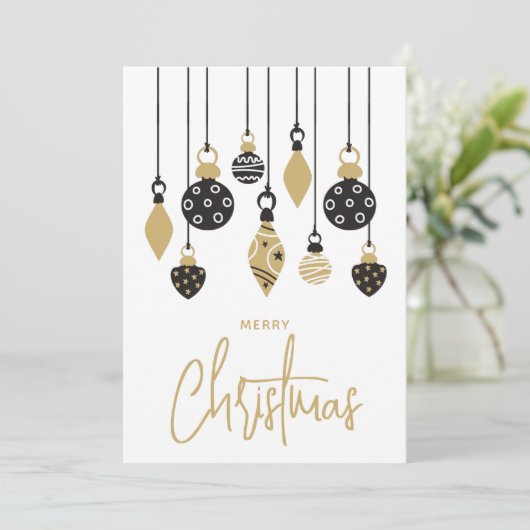 Chic Christmas Tree Ornaments シーズンカード (スタンド正面)