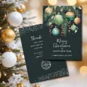Chic Christmas Tree Ornaments Business シーズンカード