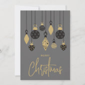 Chic Christmas Tree Ornaments Business シーズンカード (正面)