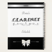 Chic Clarinet Student Schedule Organizer プランナー手帳 (裏面)