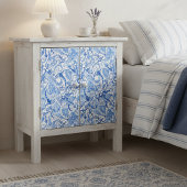 Chic Classy Blue Paisley Floral Art Tissue Paper 薄葉紙