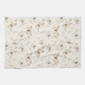 Chic Cream Butterflies   キッチンタオル (横)