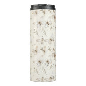 Chic Cream Butterflies Birthday タンブラー (裏面)