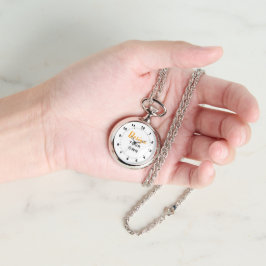 CHIC! ⏱️ Custom Silver Necklace Watch 腕時計