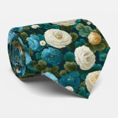 Chic Dads Fathers Day Gifts Ranunculus Flower ネクタイ (ロール)