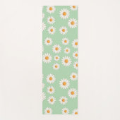 Chic Daisy Flower Pattern – Cute Floral Designe -  ヨガマット (正面)