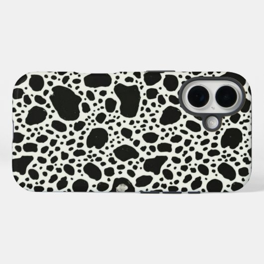 Chic Dalmatian Spot Phone Case Case-Mate iPhoneケース (裏面 (横))