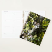 Chic Dark Green Botanical Leaves プランナー手帳 (ディスプレー)