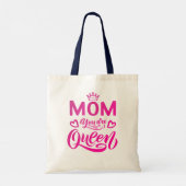 Chic Design Typography Mom You Are The Queen トートバッグ (裏面)
