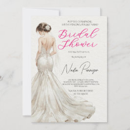 Chic Dressed for the Occasion Bridal Shower Party 招待状