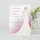 Chic Dressed for the Occasion Bridal Shower Party 招待状 (スタンド正面)