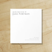 Chic Elegance | Modern | From the Desk of | ノートパッド