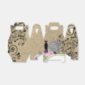 Chic Elegant Fabulous 50th Birthday フェイバーボックス (折り畳みなし)