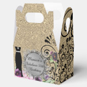 Chic Elegant Fabulous 50th Birthday フェイバーボックス (オープン)