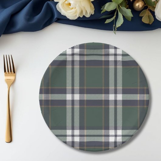 Chic elegant Fancy Dog and Bear Theme paper plates ペーパープレート