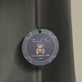 Chic elegant Fancy Girl Bear Theme favor tag フェイバータグ