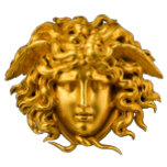 Chic Elegant Gold French Medusa Haute Couture Tシャツ<br><div class="desc">This men's T-shirt design features a chic haute couture style copy of a golden medusa mask originally created with gilt bronze ["ormalu"] in France circa 1875 which was at one time owned by famed ultra rich financier John Pierpont Morgan. The original piece can be found in the permanent collection of...</div>