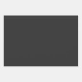 Chic Faux Mosaic Gray Terracotta Design ラッピングペーパーシート (正面3)