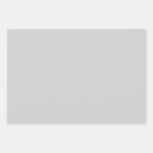 Chic Faux Mosaic Gray Terracotta Design ラッピングペーパーシート (正面2)